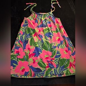 Crewcuts Dress.  Pink Floral Dress.  Sleeveless.  Size 14